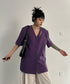V-neck Short-sleeve Jacket